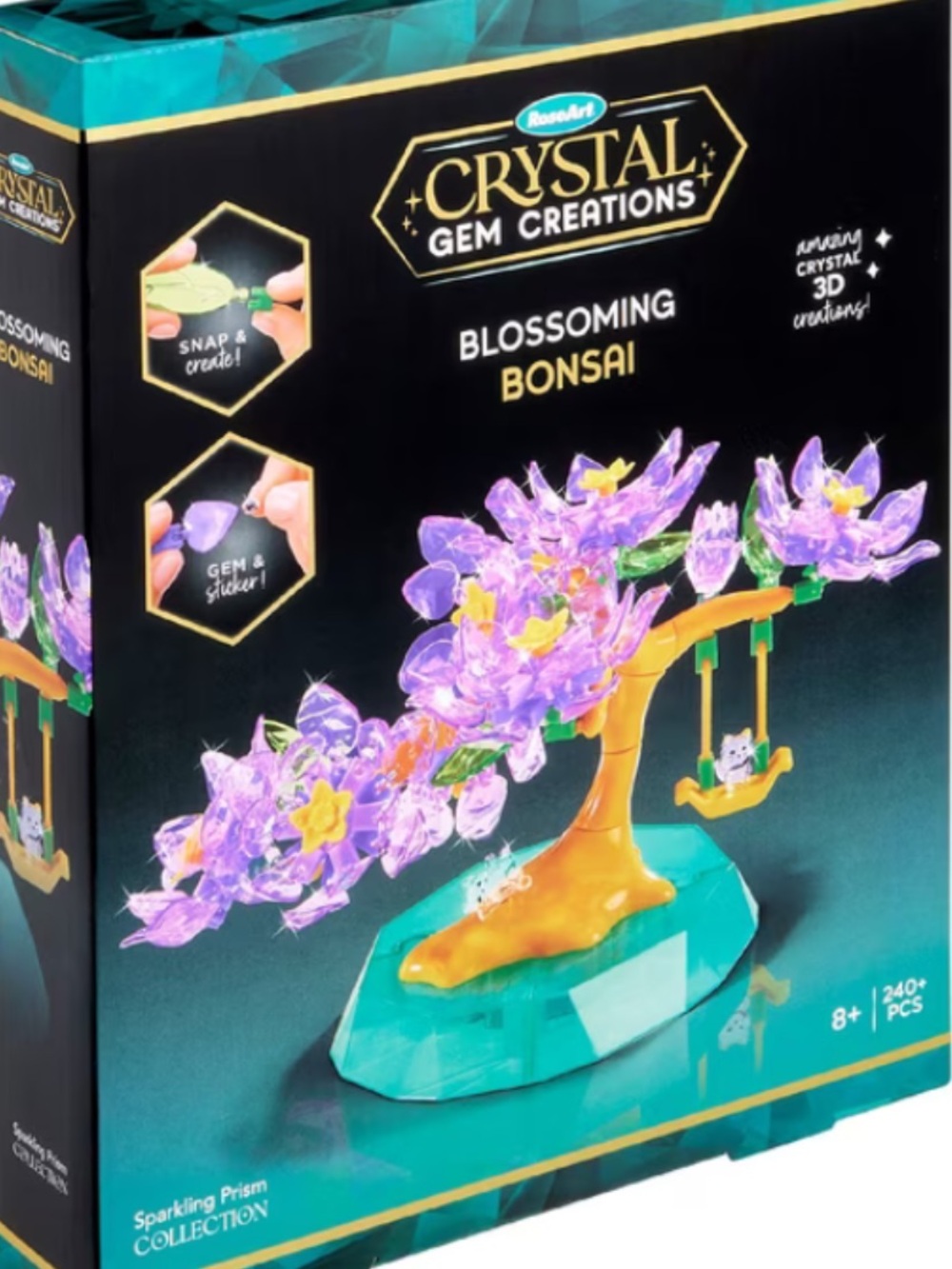 Crystal Gem Creations Blossoming Bonsai - Purple